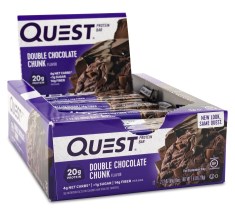 Miniatyrbild Quest Bar, Double chocolate chunk, 12-pack