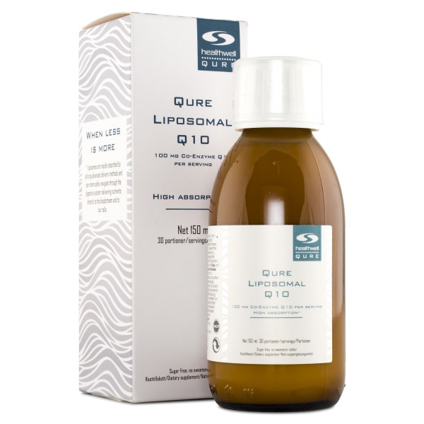 Healthwell QURE Liposomal Q10 Kort datum 150 ml