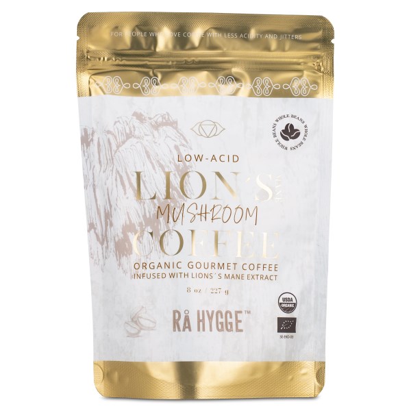 Rå Hygge Lions Mane Svampkaffe, 227 g, Hela Bönor