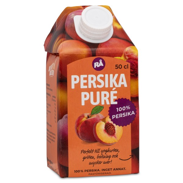 RÅ Puré, Persika, 50 cl | Livsmedel - Till Skafferiet - Sylt | Gymkraft