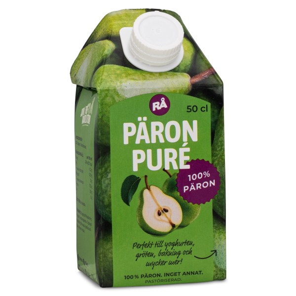 RÅ Puré, Päron, 50 cl | Livsmedel - Till Skafferiet - Sylt | Gymkraft