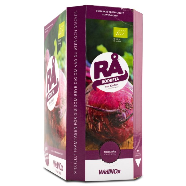 RÅ Rödbetsjuice Bag in Box, 3000 ml