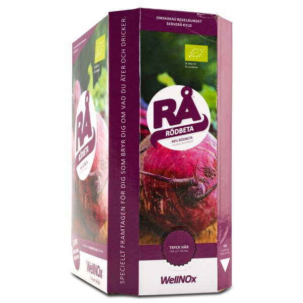 RÅ Rödbetsjuice Bag in Box, 3000 ml