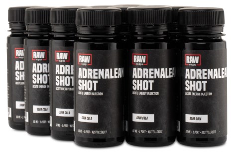 Miniatyrbild RAW Adrenalean Shot, Sour Cola, 12-pack