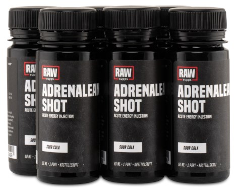 Miniatyrbild RAW Adrenalean Shot, Sour Cola, 6-pack