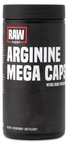 Miniatyrbild RAW Arginine Mega Caps, 90 kaps