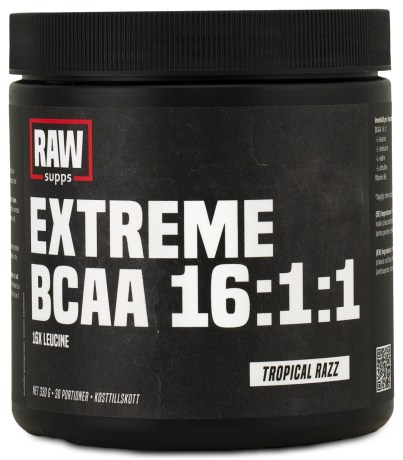 Miniatyrbild RAW Extreme BCAA 16:1:1, Tropical Razz, 330 g