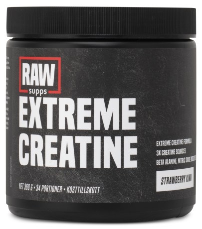 Miniatyrbild RAW Extreme Creatine, Strawberry Kiwi, 360 g