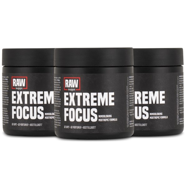 RAW Extreme Focus, 180 kaps