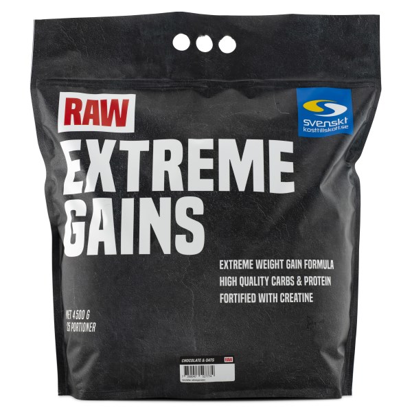 RAW Extreme Gains, Chocolate & Oats, 4,5 kg