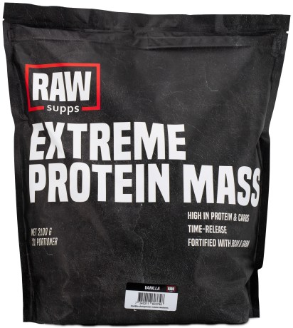 Miniatyrbild RAW Extreme Protein Mass, Vanilla, 2,1 kg