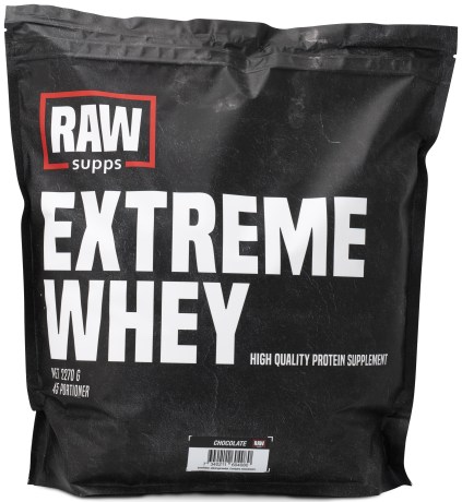 Miniatyrbild RAW Extreme Whey, Chocolate, 2,27 kg
