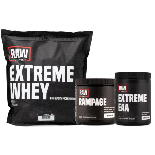 RAW GYM ESSENTIAL, Paket | Träningstillskott - Prestationshöjande paket | Gymkraft
