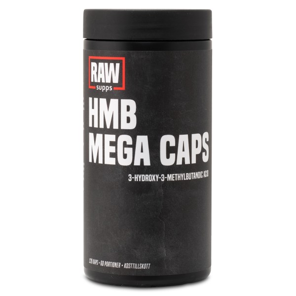 RAW HMB Mega Caps, 120 kaps | Träningstillskott - Aminosyror - HMB | Gymkraft