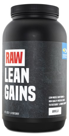 Miniatyrbild RAW Lean Gains, Vanilla, 1120 g