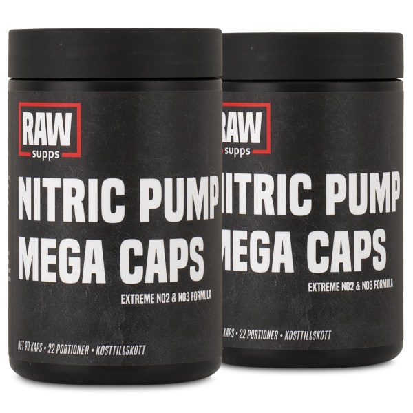 RAW Nitric Pump Mega Caps, 180 kaps