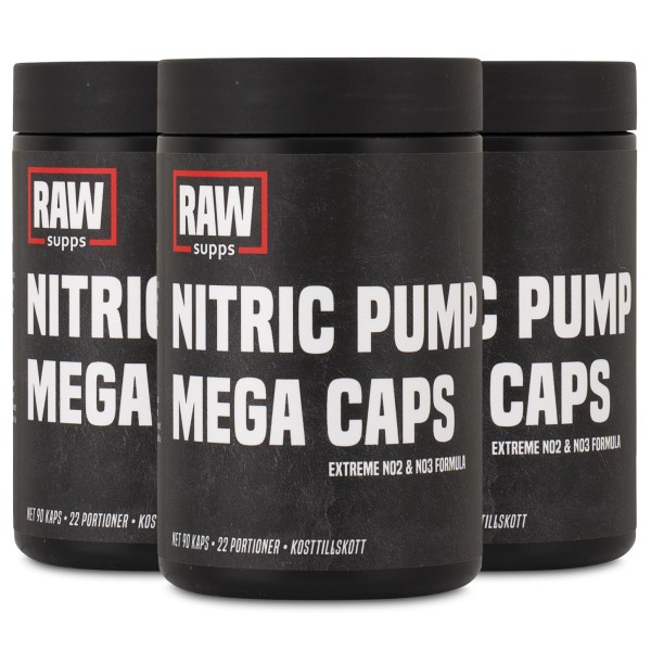 RAW Nitric Pump Mega Caps, 270 kaps