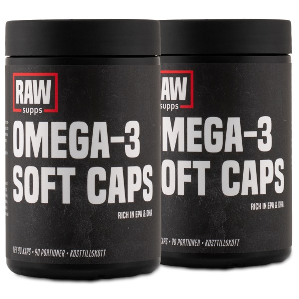 RAW Omega-3 Soft Caps, 180 kaps