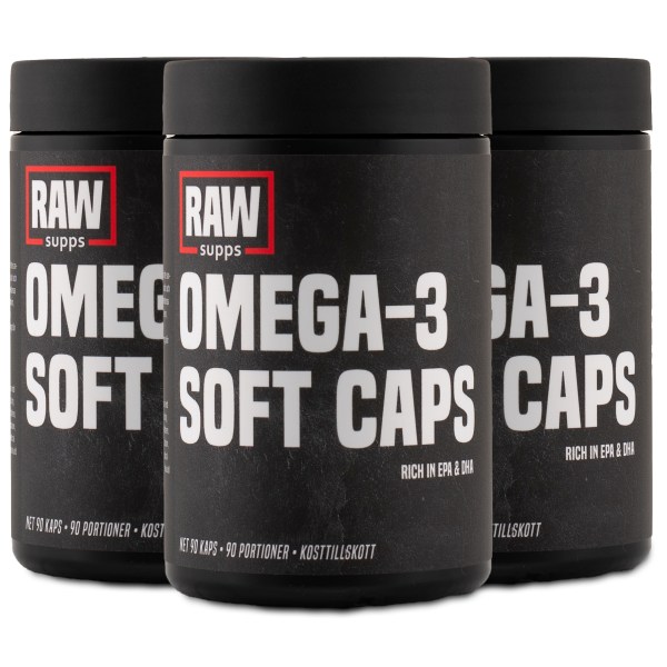 RAW Omega-3 Soft Caps, 270 kaps