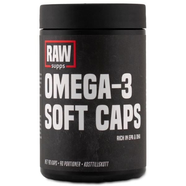 RAW Omega-3 Soft Caps, 90 kaps