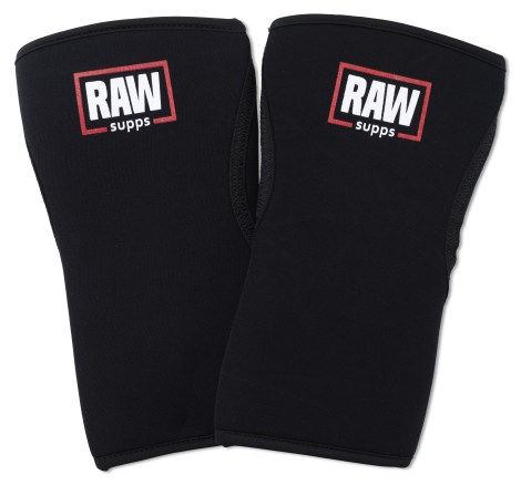 Miniatyrbild RAW Supps Knee Sleeves 7 mm, L, Black