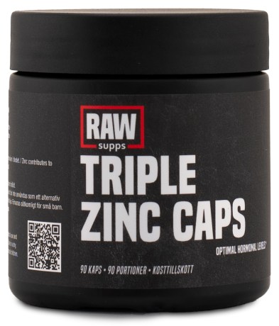 Miniatyrbild RAW Triple Zinc Caps, 90 kaps