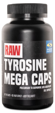 Miniatyrbild RAW Tyrosine Mega Caps, 90 kaps