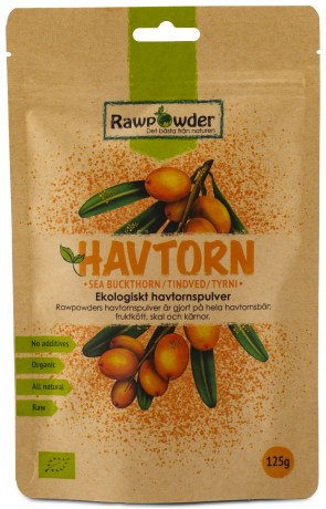 Miniatyrbild RawPowder Havtornspulver, 125 g