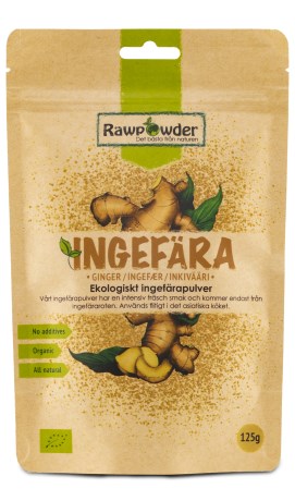 Miniatyrbild RawPowder Ingefra Pulver, 125 g