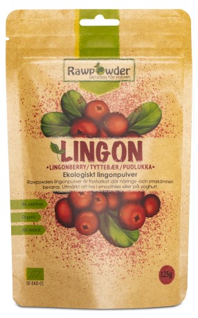 Miniatyrbild RawPowder Lingonpulver, 125 g