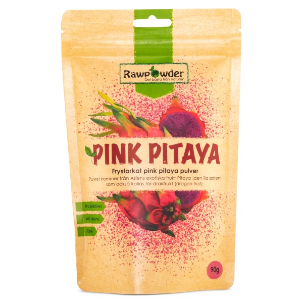 RawPowder Pink Pitaya Pulver 90 g