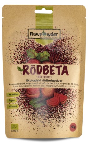 Miniatyrbild RawPowder R�dbetspulver, 200 g