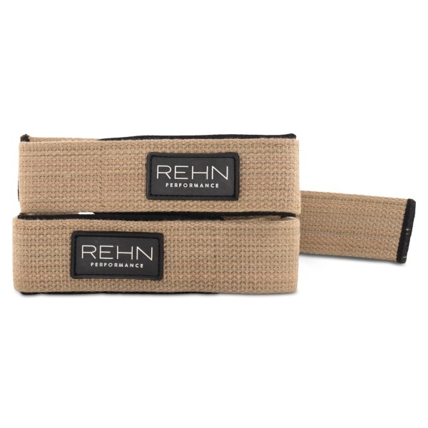 REHN Performance Lifting Straps, One size, Beige