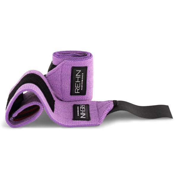 REHN Performance Wrist Wraps med Gummi One size Lavendel