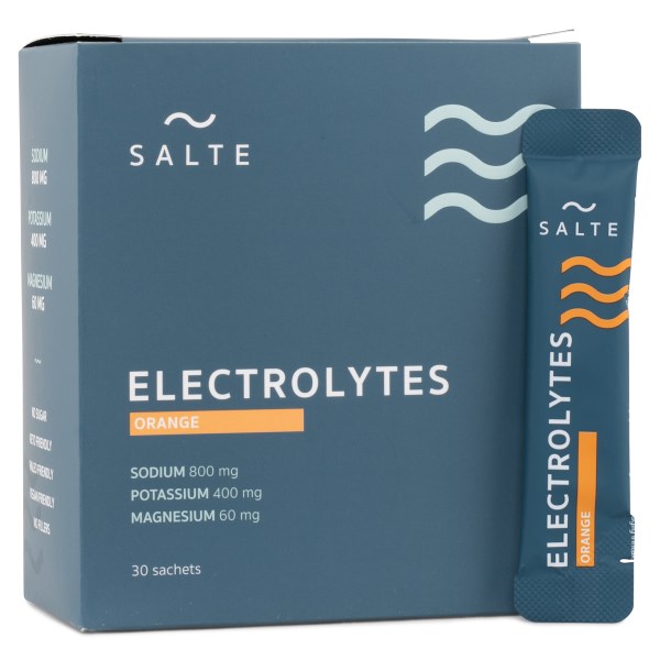 SALTE Elektrolyter, Apelsin, 30 dospåsar