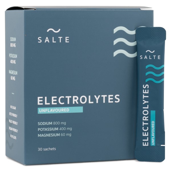 SALTE Elektrolyter, Naturell, 30 dospåsar
