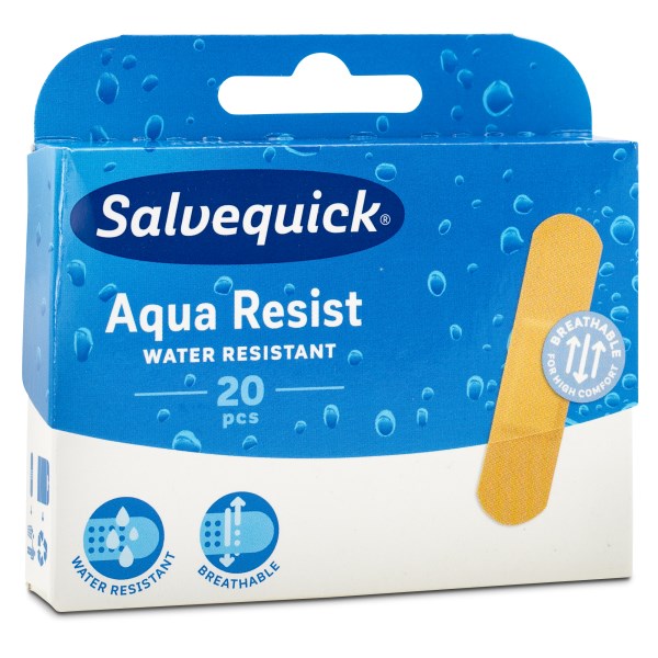 Salvequick Aqua Resist Plåster 20 st