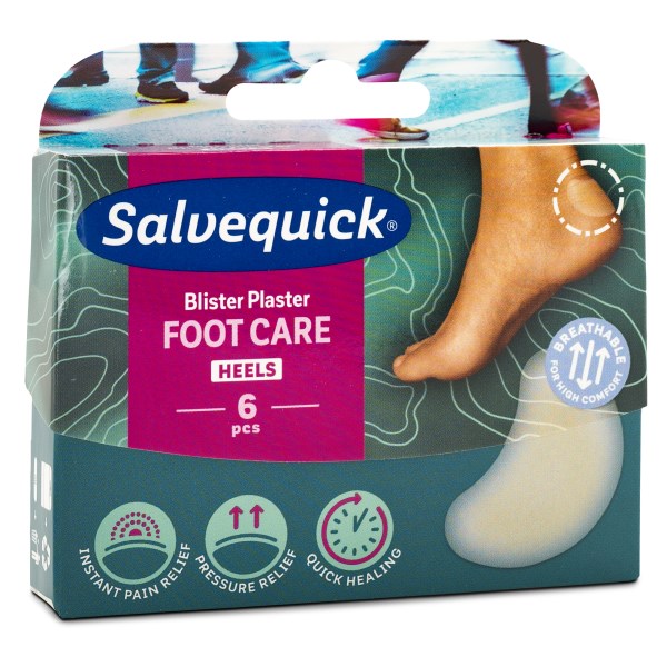 Salvequick Foot Care Heels 6-pack