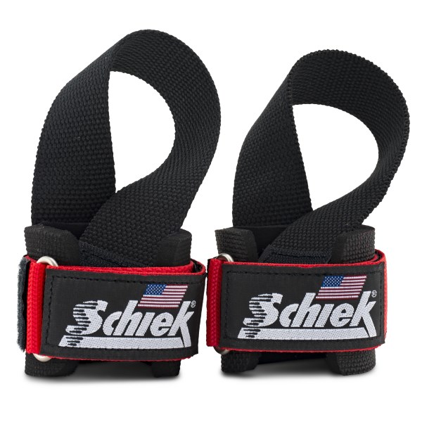 Schiek Power Lifting Straps One size Red