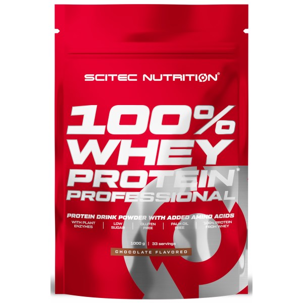 Scitec 100% Whey Protein Professional , Chocolate, 1000 g