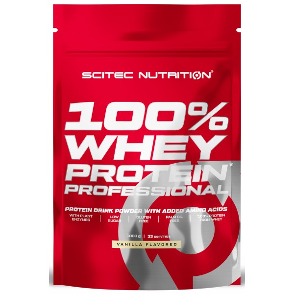 Scitec 100% Whey Protein Professional , Vanillia, 1000 g