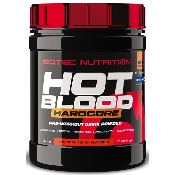Scitec Hot Blood Hardcore, Tropical Punch, 375 g