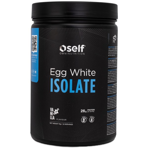Self Omninutrition Egg White Isolate, Vanilla, 1 kg