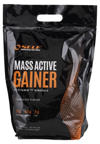 Miniatyrbild Self Omninutrition Mass Active Gainer, Chocolate, 2 kg