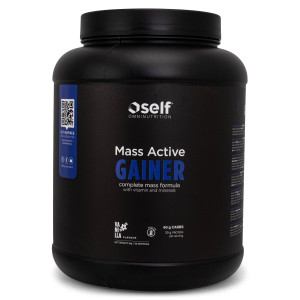 Self Omninutrition Mass Active Gainer, Vanilla, 2 kg