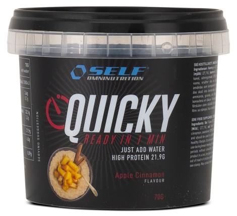 Miniatyrbild Self Omninutrition Quicky, Apple & Cinnamon, 70 g