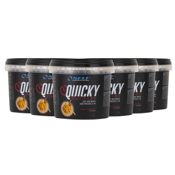 Self Omninutrition Quicky, Apple & Cinnamon, 6-pack