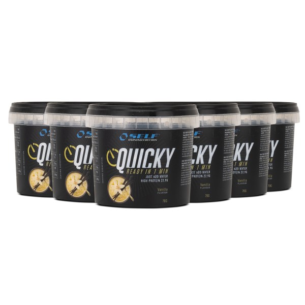 Self Omninutrition Quicky, Vanilla, 6-pack