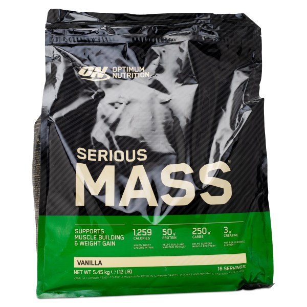 Serious Mass, Vanilj, 5455 g | Träningstillskott - Efter Träning - Gainers | Gymkraft