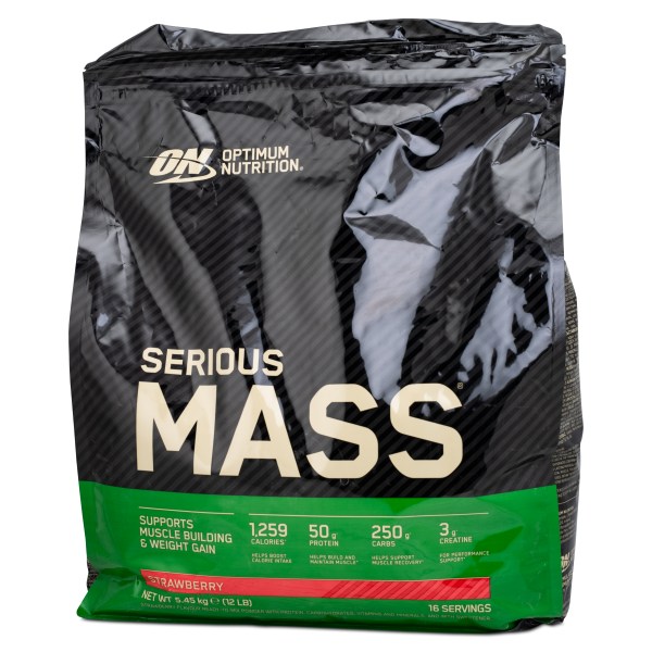 Serious Mass, Jordgubb, 5455 g | Träningstillskott - Efter Träning - Gainers | Gymkraft